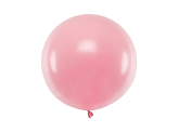 Runder Riesenballon 60 cm, Pastel Baby Pink