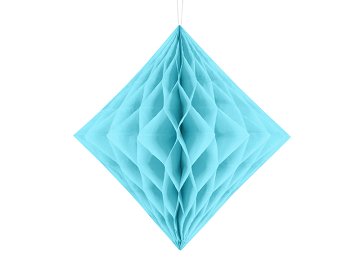 Diament bibułowy, jasny błękit, 30cm