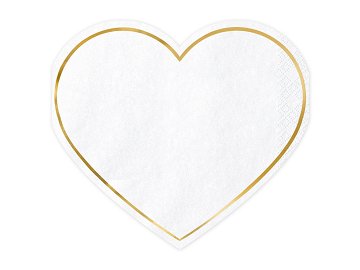Napkins Heart, 14.5x12.5cm (1 pkt / 20 pc.)