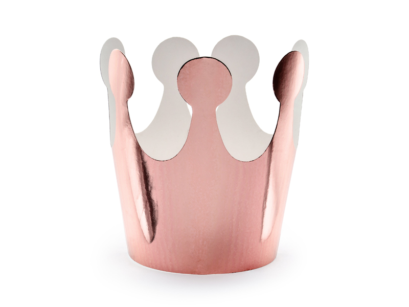 Tiara – roseguld – 6 cm – 6-pack