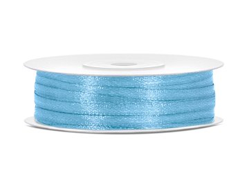 Satin Ribbon, sky-blue, 3mm/50m