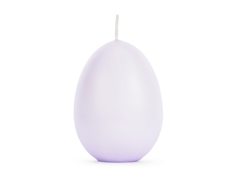 Äggljus – ljuslila – 10 cm