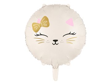 Balon foliowy Kot, 45 cm, mix