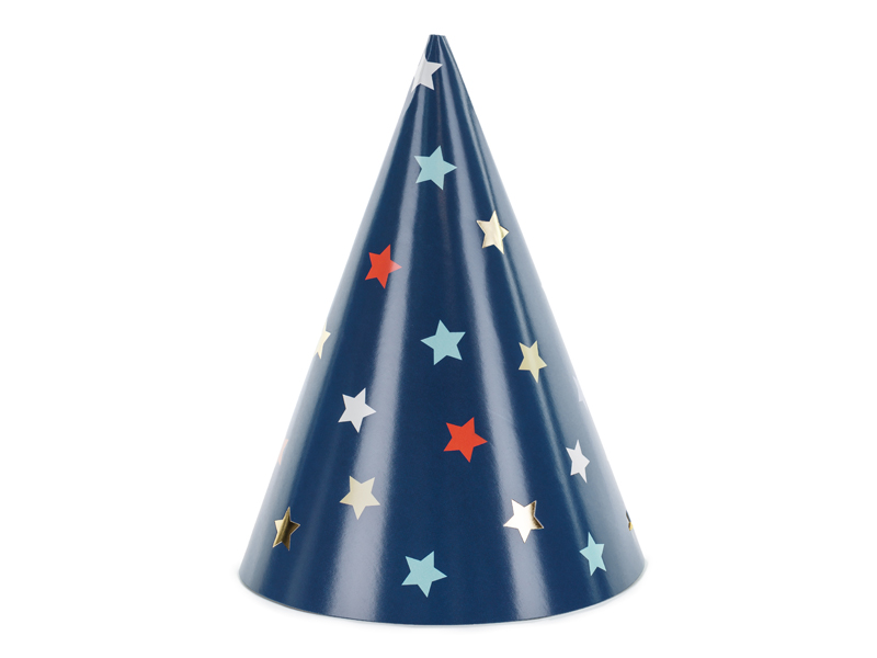 Pappershatt – Stjärnor – mix – 16 cm – 6-pack