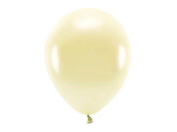 Ballons Eco 30 cm, métallisés, paille (1 pqt. / 10 pc.)