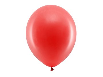Rainbow Balloons 30cm pastel, red (1 pkt / 100 pc.)