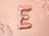 Folienballon Buchstabe ''E'', 35cm, roségold
