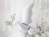 Decorative bird cage, 24 cm, white