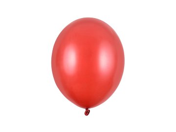 Ballons Strong 27cm, Rouge coquelicot métallisé (1 pqt. / 100 pc.)