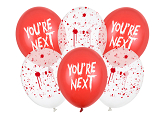 Ballons 30 cm, You're next, Mix (1 VPE / 6 Stk.)