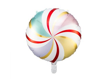 Balon foliowy Cukierek, 35cm, mix