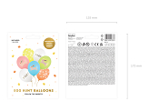 Ballons 30 cm, Egg Hunt, mélange (1 pqt. / 7 pc.)