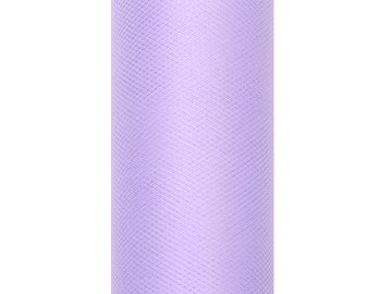 Tiul gładki, liliowy, 0,15 x 9m (1 szt. / 9 mb.)
