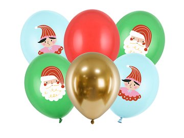 Balloons 30 cm, Candy land, mix (1 pkt / 6 pc.)