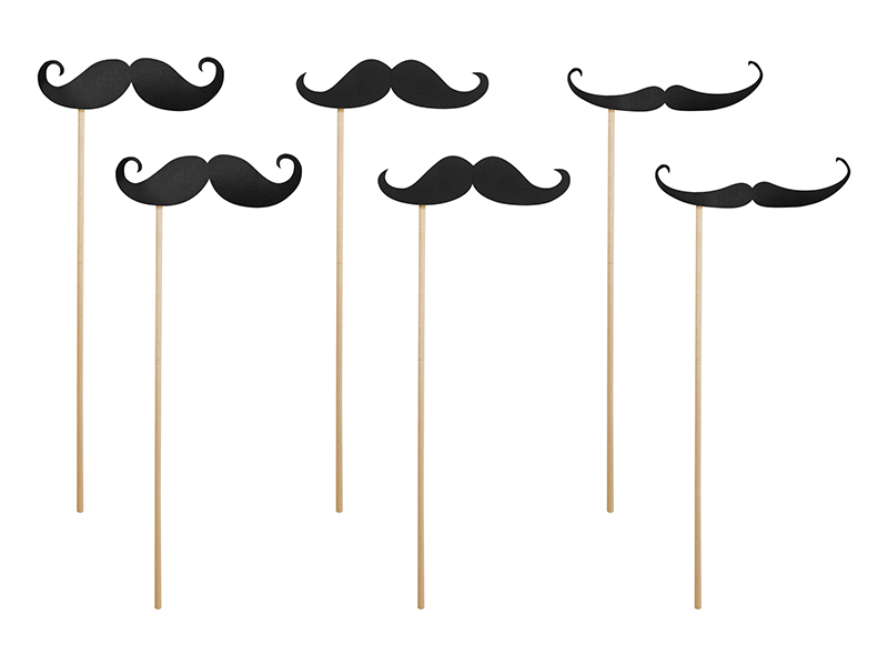 Fotoprops – Mustasch – 6-pack