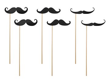 Décoration Moustache (1 pqt. / 6 pc.)