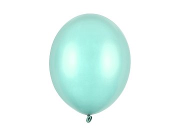 Ballons 30 cm, Vert menthe métallique (1 pqt. / 50 pc.)