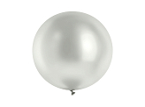 Glossy Ballon 60cm, silber
