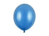 Ballons 30 cm, Caraïbe métallique. Bleu (1 pqt. / 50 pc.)