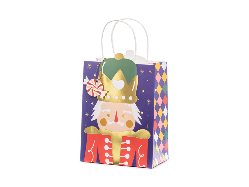 Presentpåse – Nötknäppare – mix – 25x10.5 cm