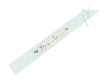 Schärpe Mom to be, light tiffany blue, 75 cm
