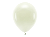 Ballons Eco 30 cm pastel, crème (1 pqt. / 10 pc.)