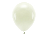 Balony Eco 30cm pastelowe, kremowy (1 op. / 10 szt.)