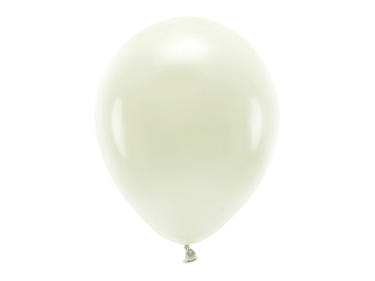 Balony Eco 30cm pastelowe, kremowy (1 op. / 10 szt.)