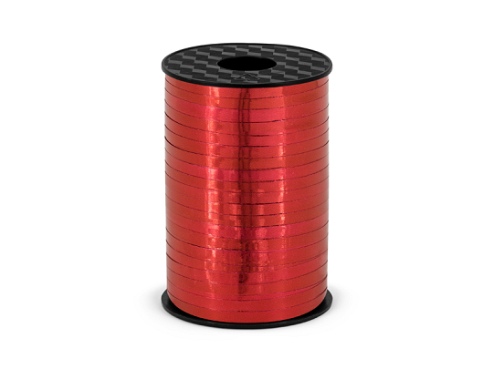 Kunststoffband, rot, 5mm/225m