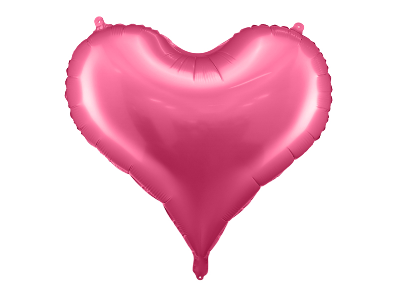Folieballong – rosa – 75x64 cm
