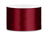 Satin Ribbon, deep red, 50mm/25m