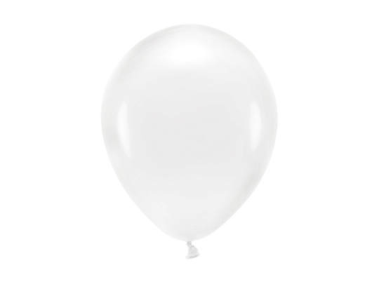 Eco Balloons 26cm, crystal clear (1 pkt / 10 pc.)