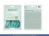 Ballons Eco 30 cm pastel, menthe foncée (1 pqt. / 10 pc.)