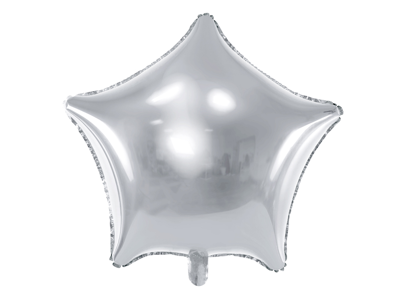 Folieballong – silver – 48 cm