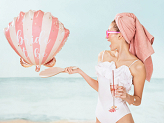 Foil balloon Seashell Bride to be, 52x50 cm, mix