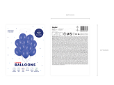 Ballons 27cm, Bleu royal pastel (1 pqt. / 10 pc.)