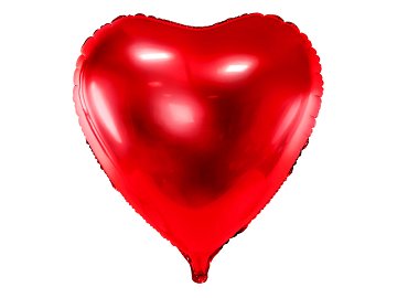 Folienballon Herz, 72x73cm, rot