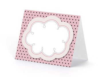Place cards, with a cloud Sweets, mix, 8.4 x 6.8cm (1 pkt / 6 pc.)