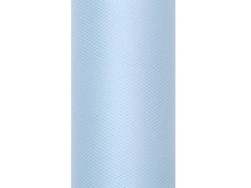 Tiul gładki, błękit, 0,3 x 9m