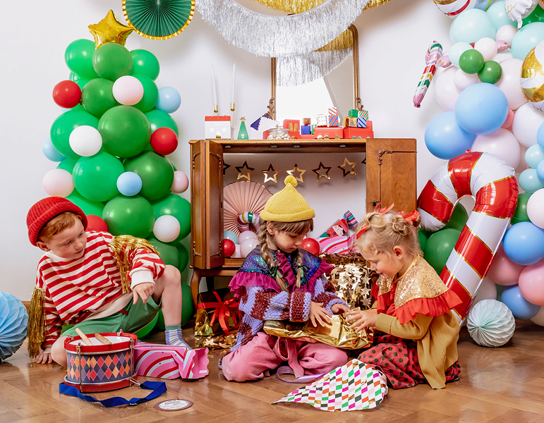 Balloon bouquet - Christmas tree, mix, 65x161 cm - Designer decorations ...