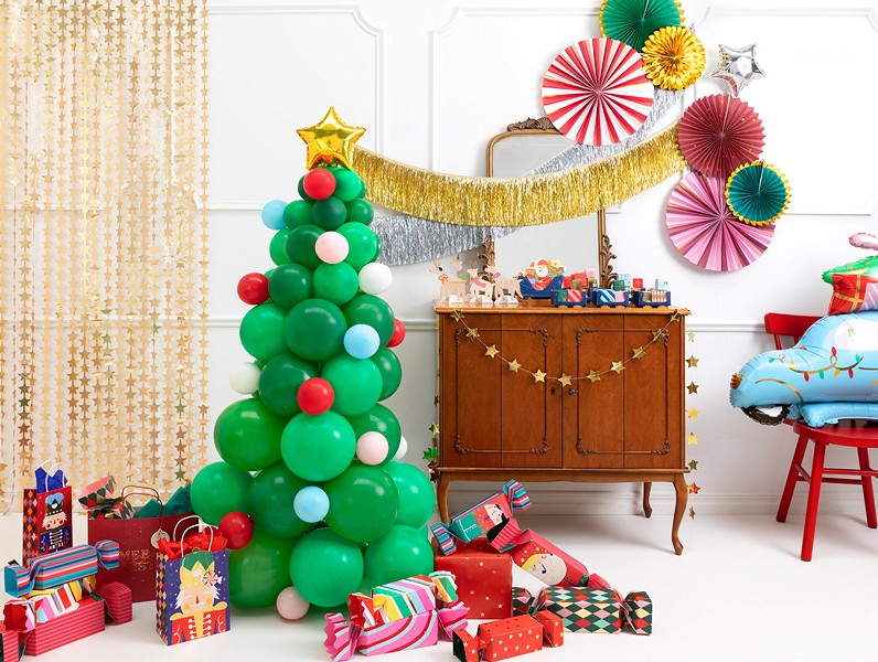 Balloon bouquet - Christmas tree, mix, 65x161 cm - Designer decorations ...