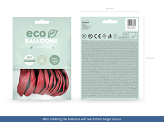 Balony Eco 26cm metalizowane, czerwony (1 op. / 10 szt.)