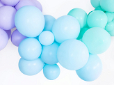 Ballon Strong 12cm, Bleu clair pastel (1 pqt. / 100 pc.)