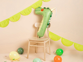 Ballon Mylar Chiffre - Crocodile, 56x85 cm, mélange de couleurs