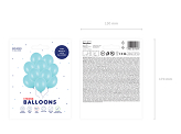 Strong Balloons 27cm, Pastel Light Blue (1 pkt / 10 pc.)