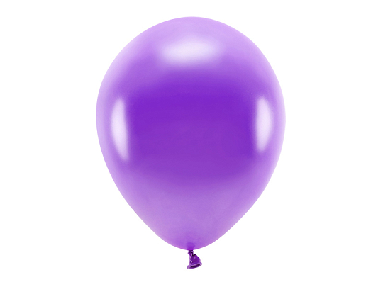 Ballons Eco 30 cm, métallisés, violet (1 pqt. / 100 pc.)