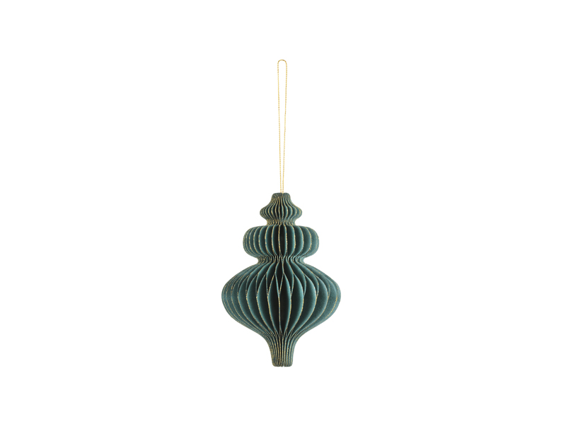 Julornament – Istapp – flaskgrön – 15 cm