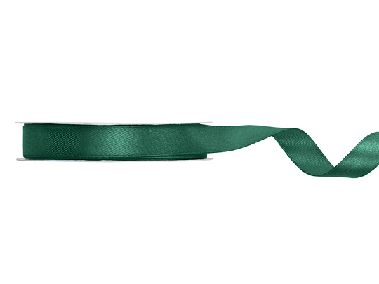 Satin Ribbon, bottle green, 12mm/25m (1 pc. / 25 lm)