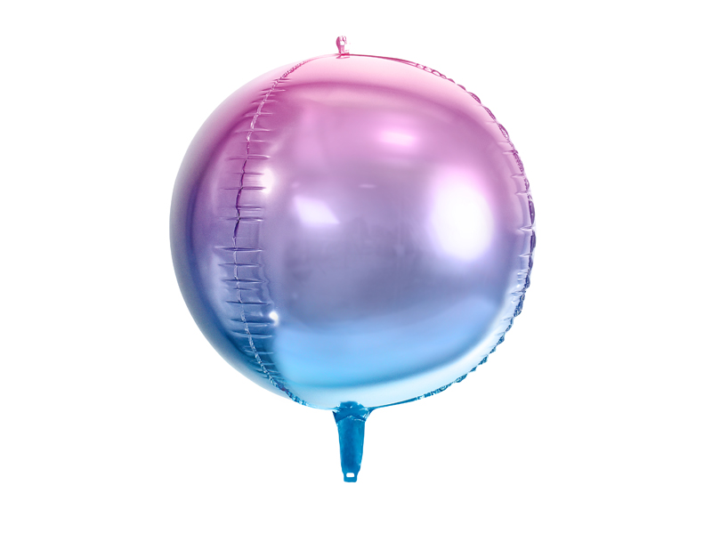 Folieballong – Boll – blå – 35 cm