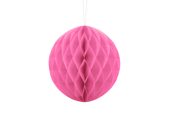 Kula bibułowa, różowy, 20cm